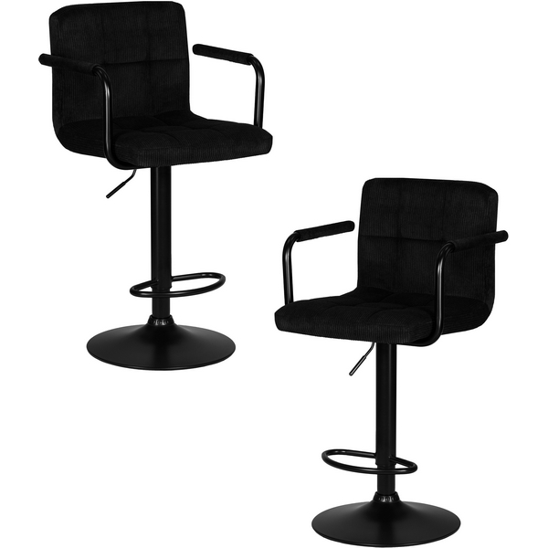 

Набор 2 шт стул барный DOBRIN KRUGER ARM BLACK (черный вельвет (LAR-E2041-52)) Dobrin, LM-5011-N_B-M_VV-LAR-E2041-52