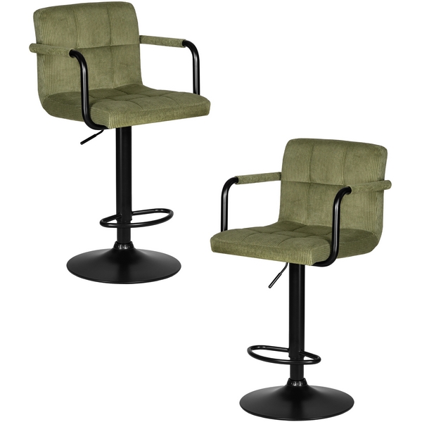 

Набор 2 шт стул барный DOBRIN KRUGER ARM BLACK (зеленый вельвет (LAR-E2041-7)) Dobrin, LM-5011-N_B-M_VV-LAR-E2041-7