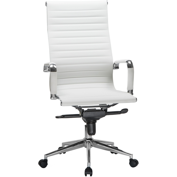 Офисное кресло для руководителей (белый) Dobrin 101F-LMR CLARK CLARK, цвет белый