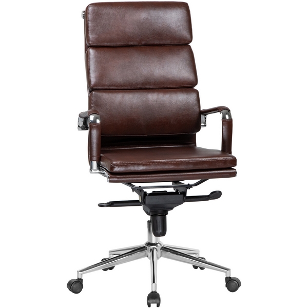 Офисное кресло для руководителей (коричневый) Dobrin 103F-LMR ARNOLD ARNOLD, цвет коричневый
