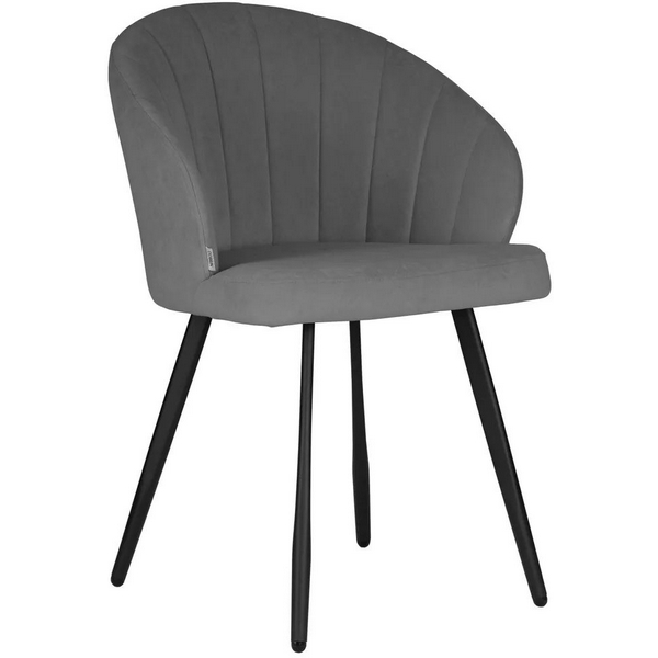 

Стул обеденный (ЭМАЛЬ ЧЕРНЫЙ МУАР велюр Stone) Dobrin 16-05 NAOMI NAOMI, цвет сиденья Catania Stone велюр, основания, 16-05 DOBRIN NAOMI 16-05 DOBRIN NAOMI, цвет сиденья Catania Stone велюр, цвет основания черный муар