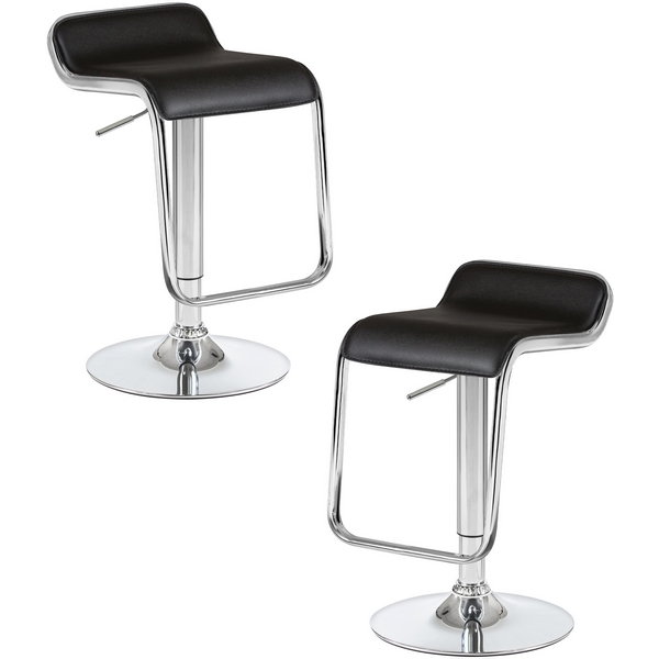 Изображение товара Набор 2 шт Стул барный DOBRIN CRACK (чёрный)