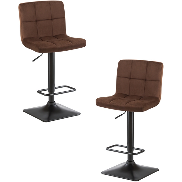 

Набор 2 шт Стул барный DOBRIN DOMINIC (шоколадный велюр (MJ9-111)) Dobrin, SET-2 5018-LM DOMINIC