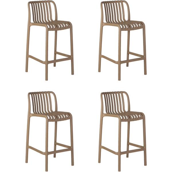 

Набор 4 шт Стул полубарный DOBRIN CHLOE (бежевый) Dobrin, SET-4 777-1PP-LMZL CHLOE