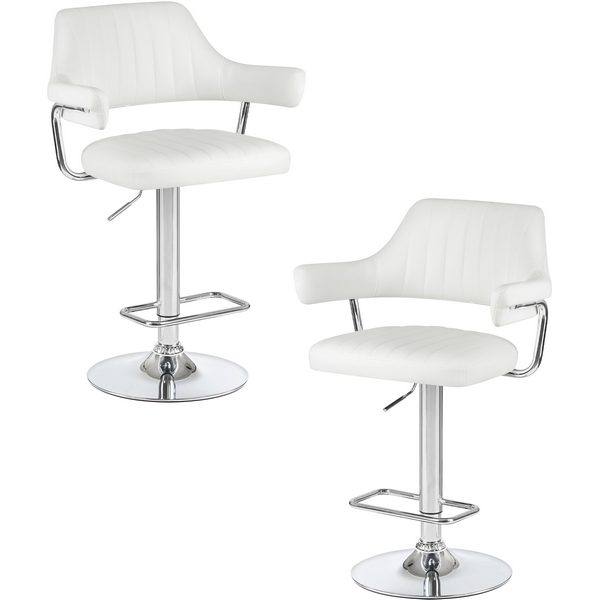 

Набор 2 шт Стул барный DOBRIN CHARLY (белый) Dobrin, SET-2 5019-LM CHARLY
