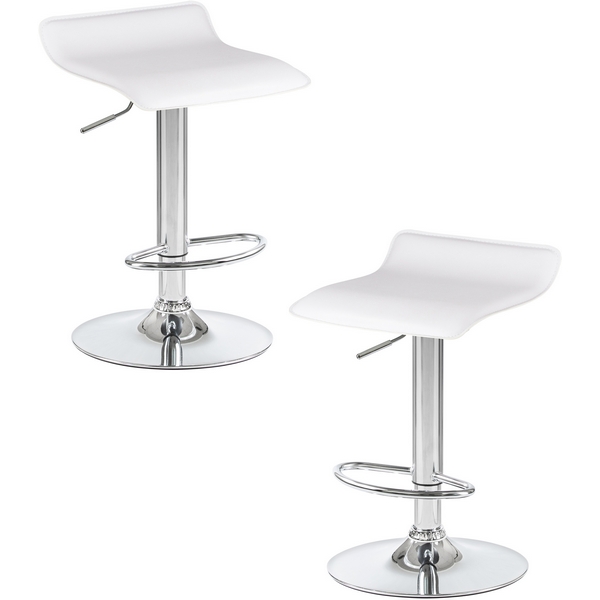 Набор 2 шт Стул барный DOBRIN TOMMY (белый) Dobrin