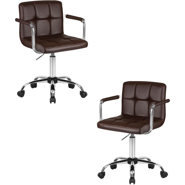 

Набор 2 шт Офисное кресло для персонала DOBRIN TERRY (коричневый) Dobrin, SET-2 9400-LM TERRY