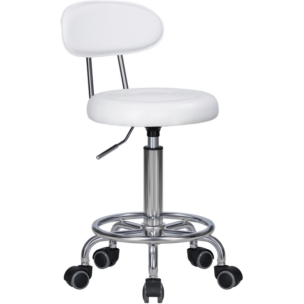 Изображение товара Табурет мастера BILLY белый офисный, мебель для дома и офиса