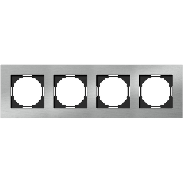 

Рамка 4-я, Natural серебристый алюминий Donel A07 DEN214SA, Серебро, A07 DEN214SA