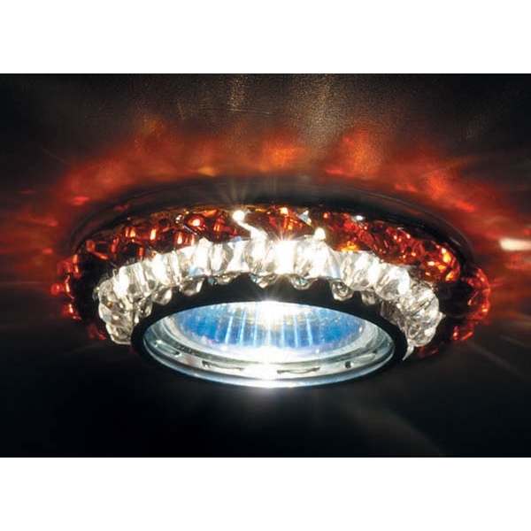

Встраиваемый светильник круглый хрустальный Donolux Downlight DL062.02.1/7 crystal/topaz, Коричневый, Downlight DL062.02.1/7 crystal/topaz