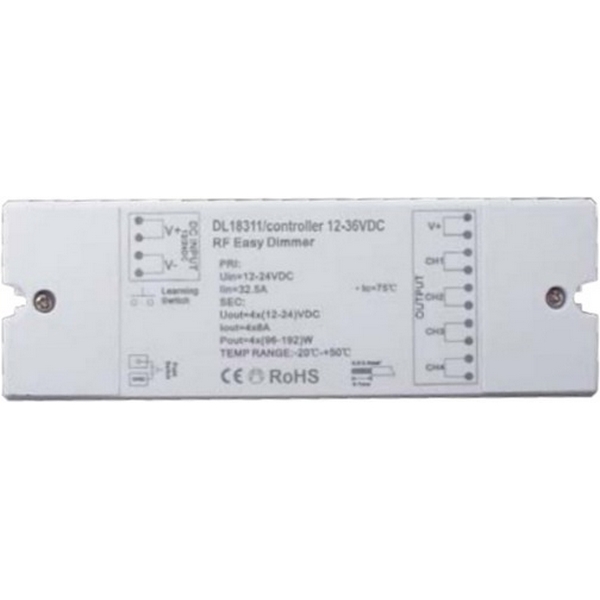 

Контроллер для управления яркостью светодиодного освещения Donolux DL18311/controller 12-36VDC, DL18311/controller 12-36VDC