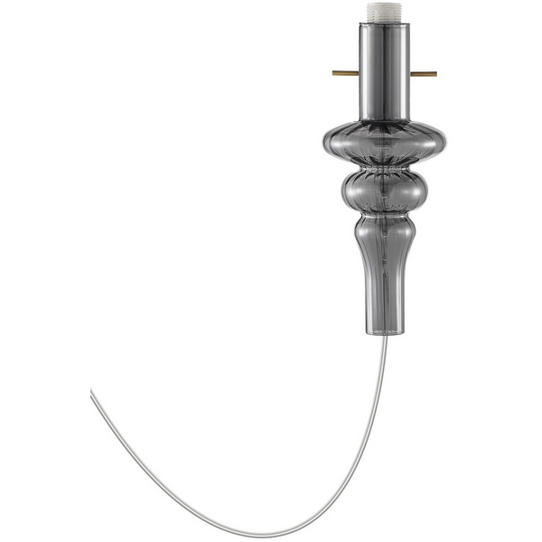 

Декоративный стеклянный элемент Donolux Cascata Glass DL20751 Smoky Brass дымчатый с патроном 1хЕ14 40Вт провод 2000 мм, Cascata Glass DL20751 Smoky Brass