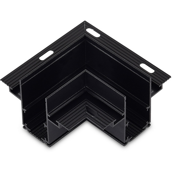 

L-образный угол-соединитель для встраиваемого шинопровода DLT2512InB черный Donolux SPACE-Track system L corner12InB, SPACE-Track system L corner12InB