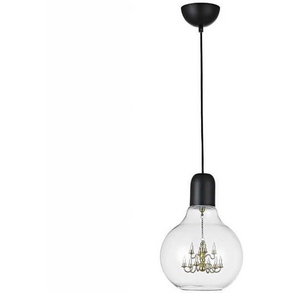 

Подвесной светильник Donolux Babble S111008/1black, Прозрачный, Babble S111008/1black