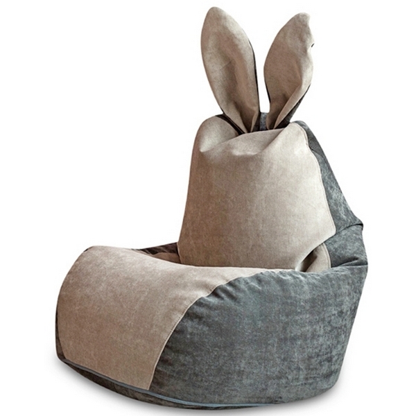 

Кресло мешок Dreambag Зайчик Серый (Классический) 19192, 19192