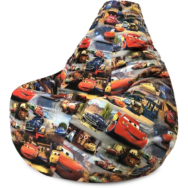 

Кресло мешок Dreambag Груша Тачки (XL, Классический) 5004421, Серый, 5004421