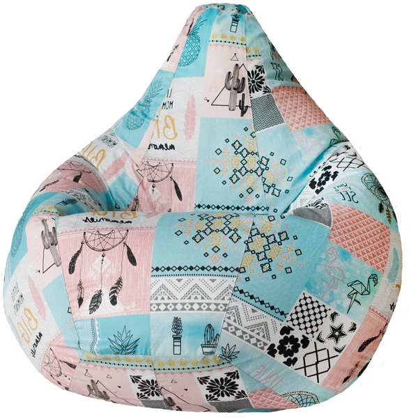 

Кресло мешок Dreambag Груша Ловец Снов (2XL, Классический) 5005631, Голубой, 5005631