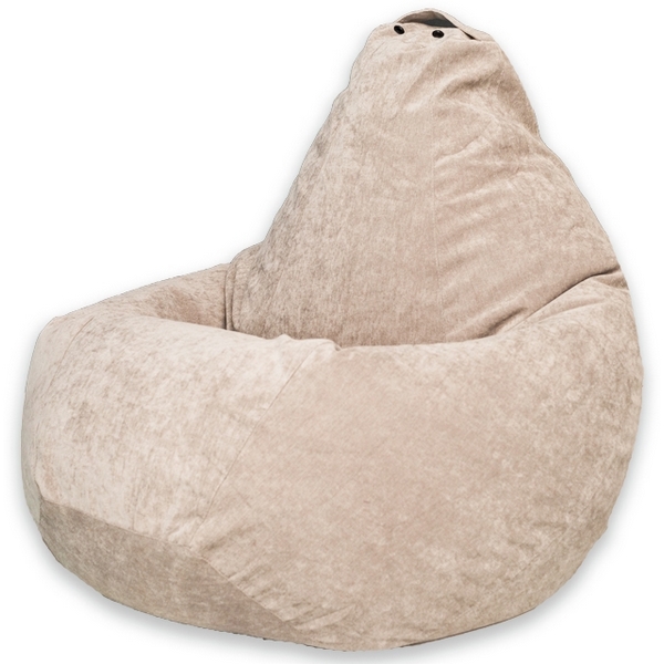 

Кресло мешок Dreambag Груша Бежевый Микровельвет (2XL, Классический) 5012031, 5012031