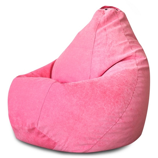 

Кресло мешок Dreambag Груша Розовый Микровельвет (L, Классический) 5012611, 5012611