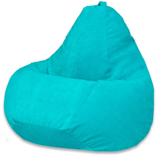 

Кресло мешок Dreambag Груша Бирюзовый Микровельвет (2XL, Классический) 5013031, 5013031