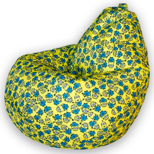 

Кресло мешок Dreambag Груша Миньены (Оксфорд) (L, Классический) 5021611, Желтый, 5021611