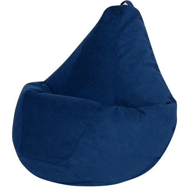 

Кресло мешок Dreambag Груша Синий Велюр (2XL, Классический) 5023431, 5023431