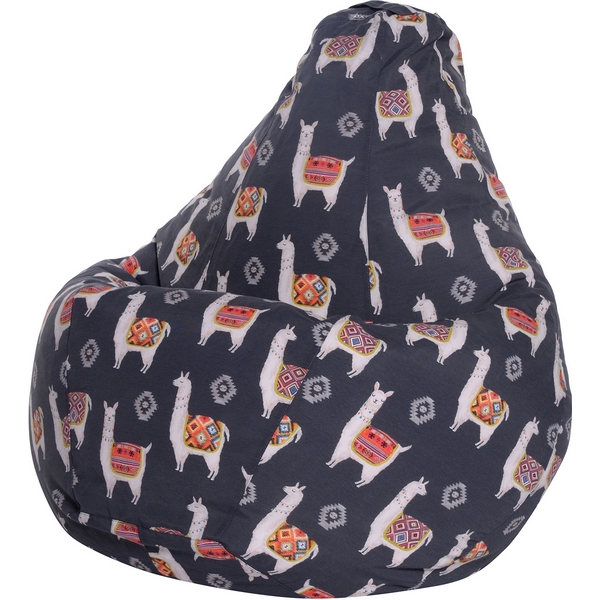 

Кресло мешок Dreambag Груша Ламы Серое (L, Классический) 5024711, 5024711
