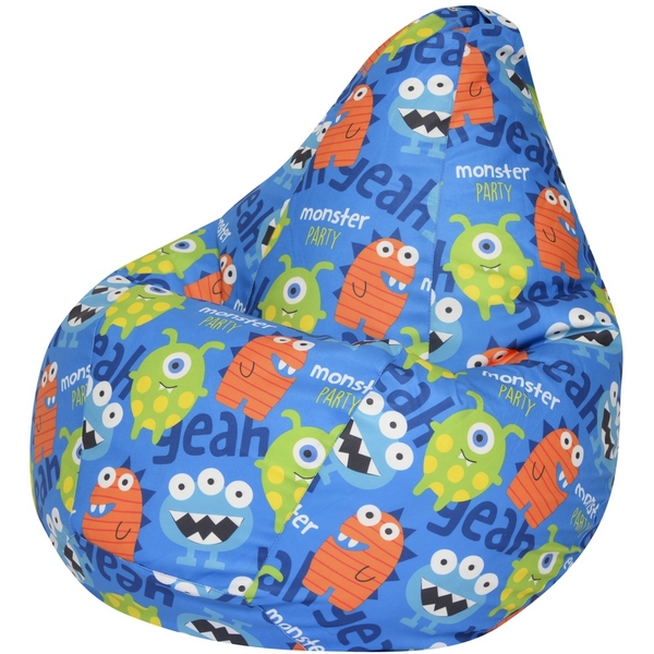 

Кресло мешок Dreambag Груша Монстры (XL, Классический) 5028621, Синий, 5028621