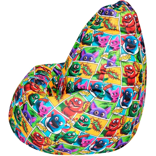 

Кресло мешок Dreambag Груша Crazy (3XL, Классический) 5031041, Разноцветный, 5031041