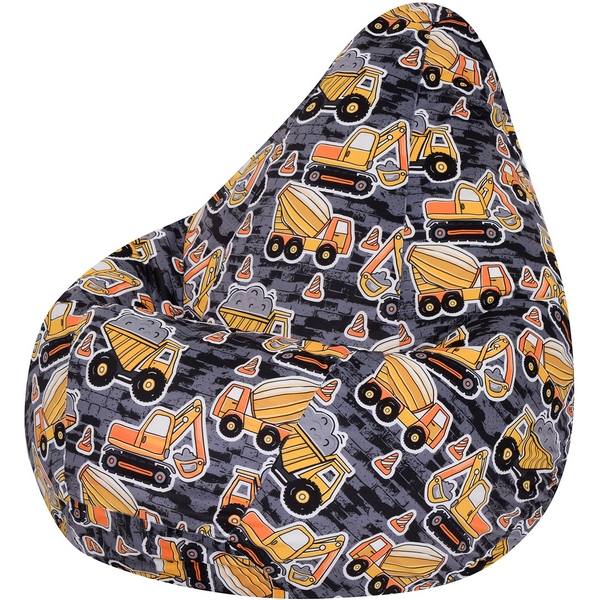 

Кресло мешок Dreambag Груша Стройка (XL, Классический) 5031921, Серый, 5031921