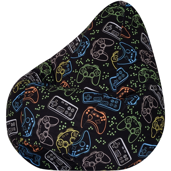 

Кресло мешок Dreambag Груша Gamer (3XL, Классический) 5032541, Черный, 5032541