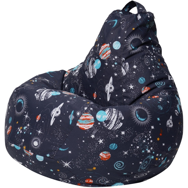 

Кресло мешок Dreambag Груша Planet (XL, Классический) 5033821, Черный, 5033821