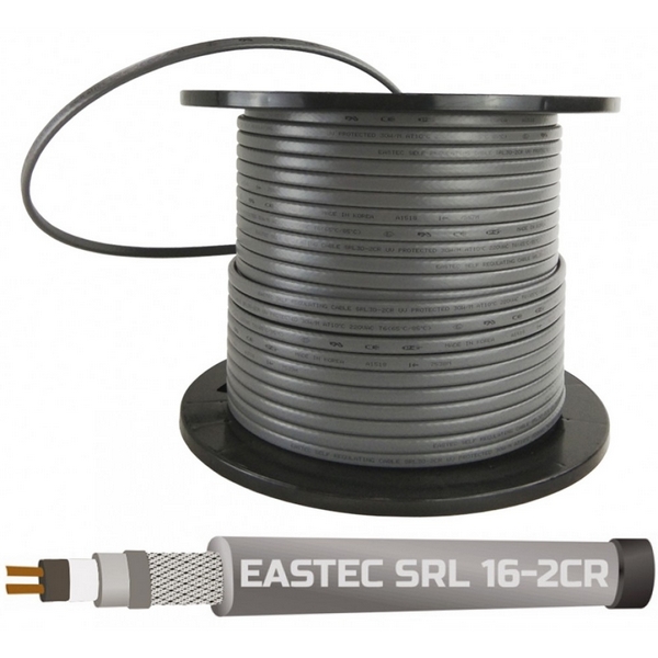 

Саморегулирующийся греющий кабель EASTEC SRL 16-2 CR (экранированный) (EASTEC), EASTEC SRL EASTEC SRL 16-2 CR