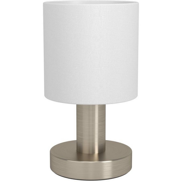Изображение товара Настольная лампа Eglo Montetto 31841 1X40W(E14), сталь, никель матовый, белый