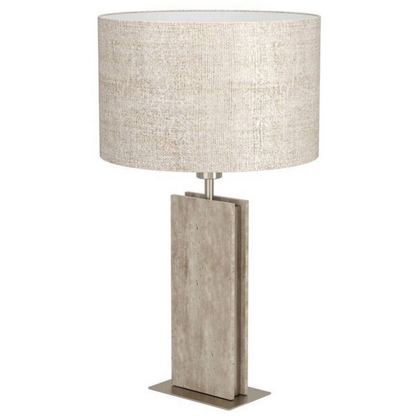 

Настольная лампа Eglo Belesar 390408 1x40W E27 сталь никель мат, натуральный, текстиль, Belesar 390408