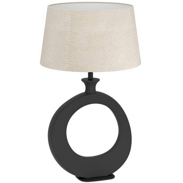 Изображение товара Настольная лампа Eglo Diezma 390423 Модерн, текстиль, черный