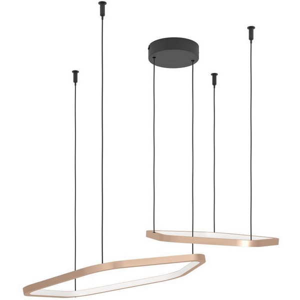 

Подвесной светильник светодиодный Eglo Estrella 390507 с регулировкой цветовой температуры 1X30W LED 2200-6500K, 5200lm, алюминий, сталь, бронзовый, черный, белый, Бронза, Estrella 390507