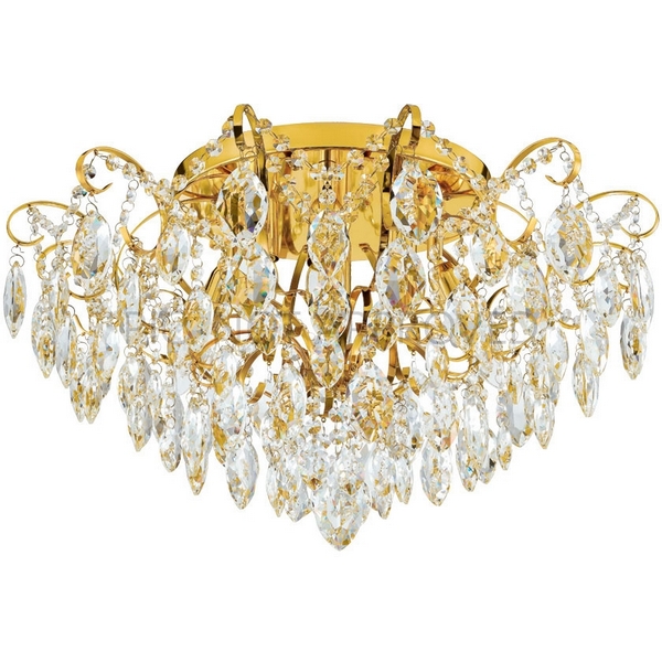 

Потолочная люстра 2 Eglo Fenoullet 1 39602, Латунь, Fenoullet 1 39602