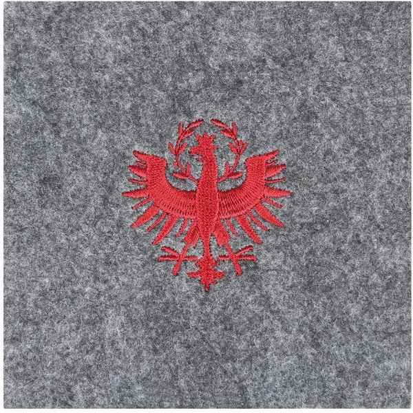 

Салфетка для сервировки декоративная (плейсмат) Eglo Andasibe 420162 L100, B100, H3, полиэстер, серый, красный, Andasibe 420162