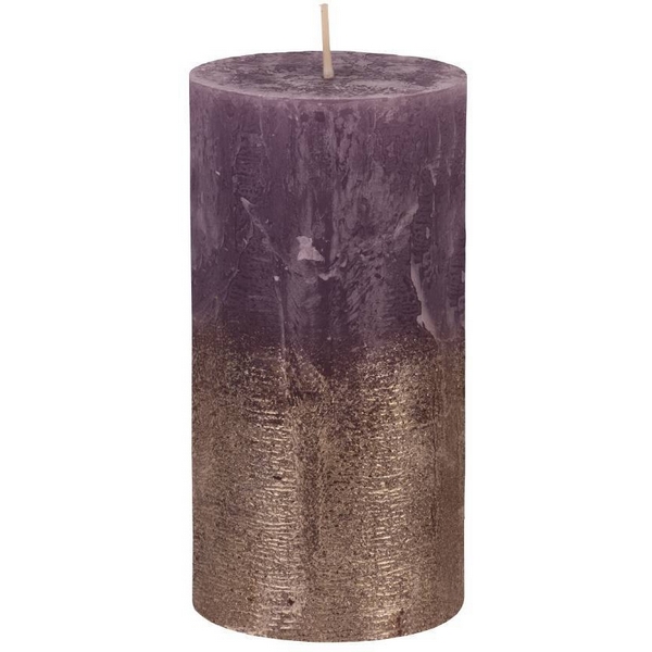 

Свеча парафиновая Eglo Glenbarr 422585 H140 парафин, лавандовый, серебряный металлик, Glenbarr 422585