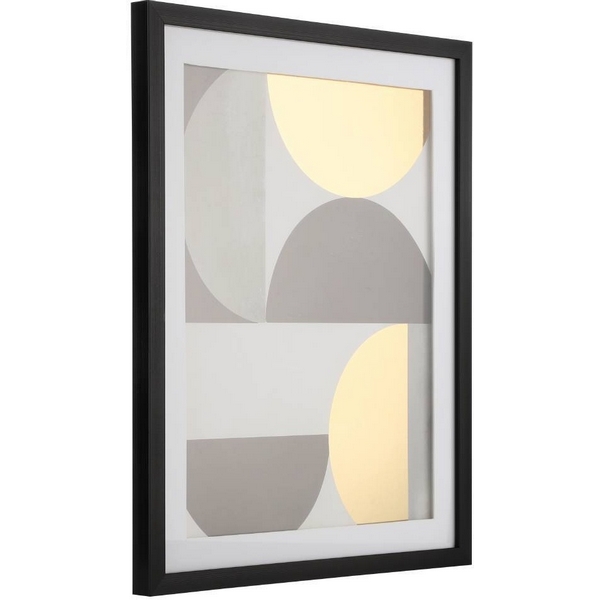 

Картина Eglo Roberval 423062 L425, B25, H525, пластик, стекло, черный, золотой, Roberval 423062