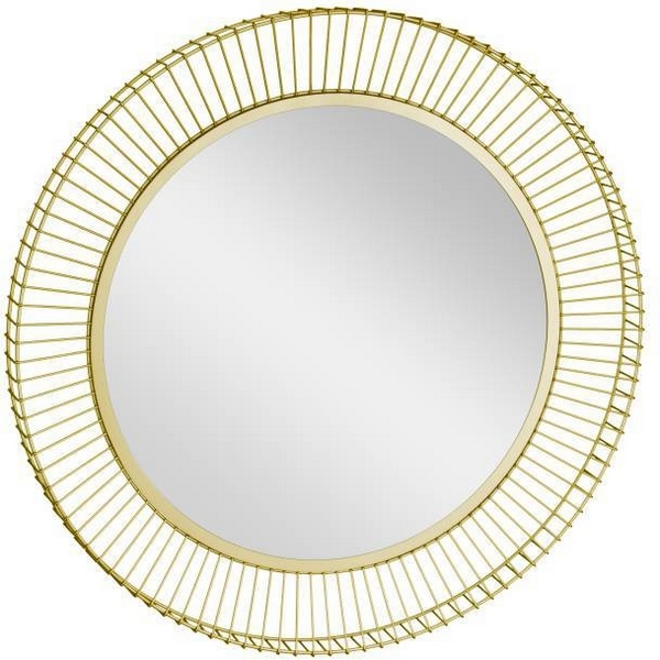 

Зеркало декоративное Eglo Masinloc 425025 B50, D730, сталь, зеркальное стекло, золотой, Masinloc 425025