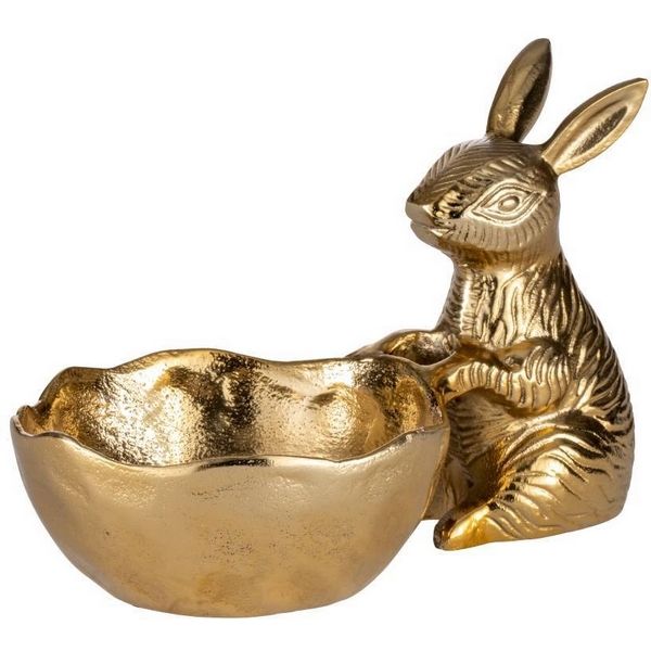 

Статуэтка Заяц с чашей Eglo Ambalava 427297 L250, B150, H160, алюминий, золотой, Ambalava 427297