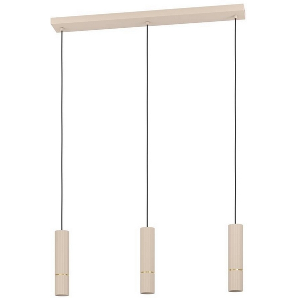 

Подвесной светильник Eglo Caminia 901152 3х5W (GU10-LED), 3х345lm, сталь, песочный, браширов, Бежевый, Caminia 901152