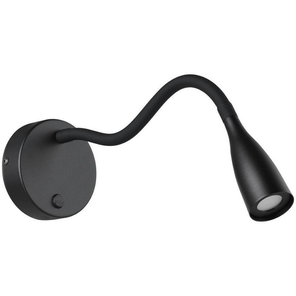 Изображение товара Спот светодиодный для чтения Eglo Olivandino 901818 черный с выключателем