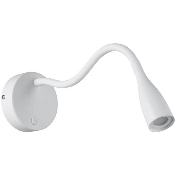 

Спот светодиодный с выключателем для чтения на гибкой ножке Eglo Olivandino 901819, Белый, Olivandino 901819