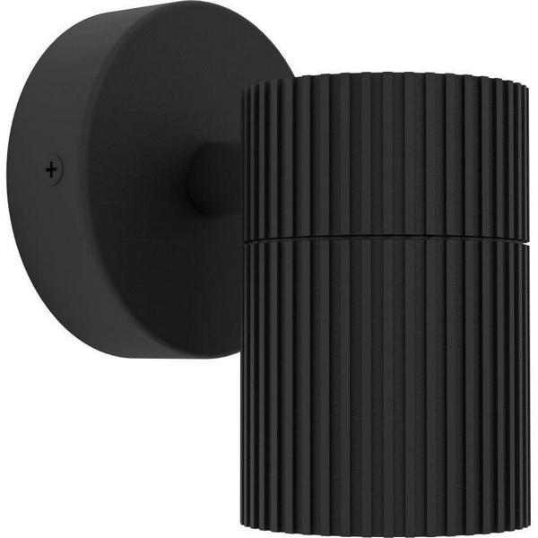 

Уличный настенный светильник Eglo Tomelloso 902037 1X28W(GU10), IP44, алюминий, черн, стекло, прозрачн, Черный, Tomelloso 902037