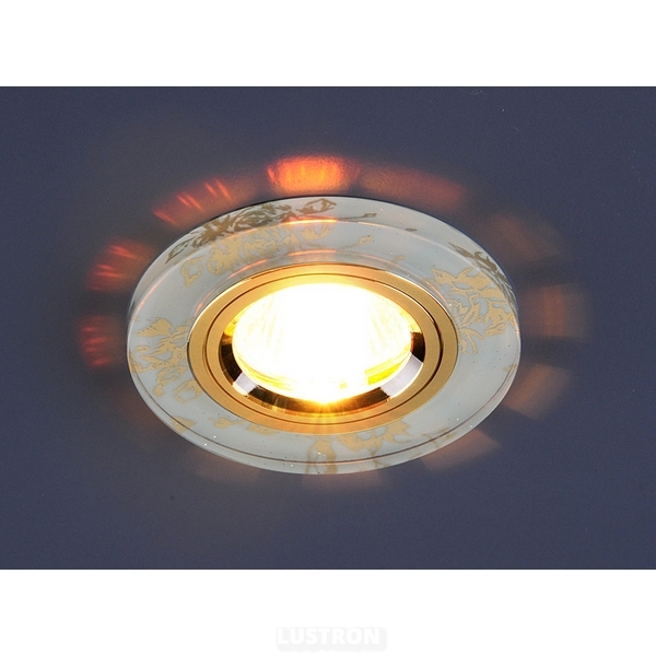 

Встраиваемый светильник 8561/6 GD FL/GD (белый / золото) (Elektrostandard), 8561/6 MR16 WH/GD