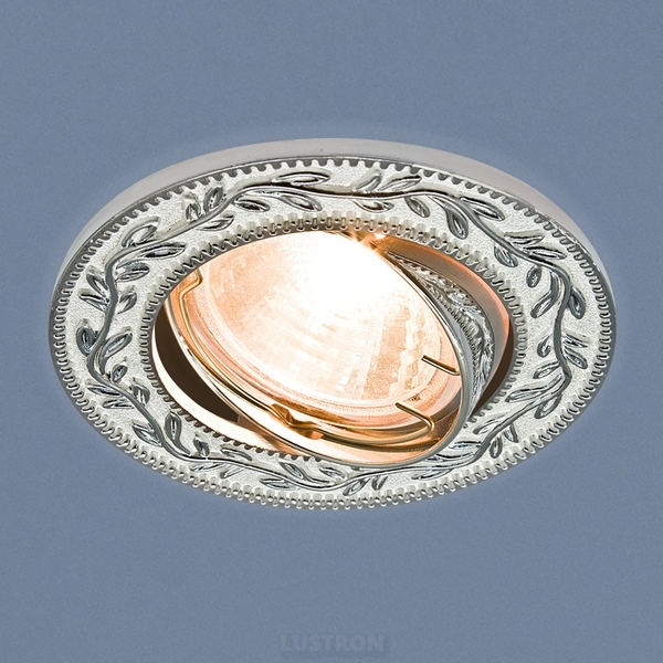 

Встраиваемый светильник 713 MR16 WH/SL белый/серебро (Elektrostandard), 713 713 MR16 WH/SL белый/серебро