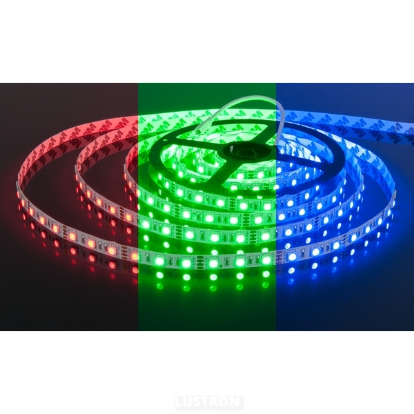

Светодиодная лента 12V 60Led 14,4W IP20 Elektrostandard 5050 RGB, 5м (5 шт.), 12V 14,4W Лента светодиодная 12V 14,4W 60Led 5050 IP20 RGB, 5м
